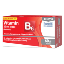  Jutavit vitamin B6 20 mg (Piridoxin) 60 db vitamin és táplálékkiegészítő