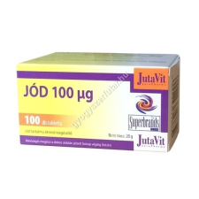 JuvaPharma Jutavit Jód 100µg tabletta 100x vitamin és táplálékkiegészítő