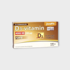 JuvaPharma Kft JutaVit D3-vitamin 4000 NE forte étrend-kiegészítő tabletta 100 gyógyhatású készítmény