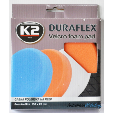  K2PRO DURAFLEX tépőzáras polírkorong - narancs karosszéria elem