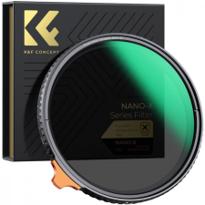  K&amp;F Concept 49mm ND2-ND32 &quot;True Color&quot; Variálható ND-szűrő - Nano-X Állítható Natural Density Filter objektív szűrő