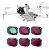 K&F Concept 6in1 DJI Mini 4 Pro CPL +ND4/PL+ND8/PL+ND16/PL+ND32/PL+ND64/PL Szűrő Kit