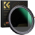 K&F Concept NANO-X CPL+VARIO ND2-32 szűrő HD, vízlepergető, karcálló (55mm)