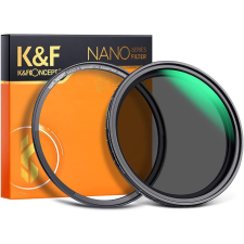 K&amp;FConcept K&amp;F Concept 72mm ND2-ND32 Variálható Mágneses-ND-szűrő - Nano-X Állítható Natural Density &quot;No X&quot; Filter objektív szűrő