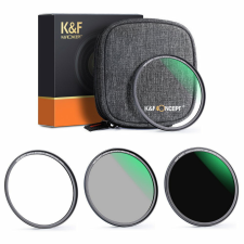 K&amp;FConcept K&amp;F Concept 95mm Mágneses 3-in-1 Filter Kit: MCUV +CPL +ND1000 szűrő - Nano-X Objektív Filter Set objektív szűrő