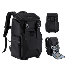 K&FConcept K&F Concept Kenila 28L Kamera Fotós hátizsák (Fekete) fotós táska, koffer