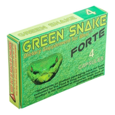 K&amp;K General s.r.o Green Snake Forte - étrendkiegészítő kapszula férfiaknak (4db) potencianövelő