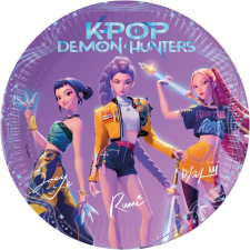 K-pop Démonvadászok Honmoon papírtányér 8 db-os 23 cm FSC party kellék