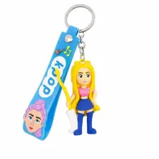  K-pop idol gumifigurás kulcstartó kulcstartó
