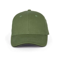 K-UP Baseball sapka, KP011, 6 paneles, Matcha Green/Black