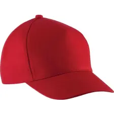 K-UP gyerek, 5 paneles pamut baseball sapka KP149, Red gyerek sapka