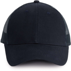 K-UP hálós baseball sapka hat paneles, poliészter KP158, Navy/Navy