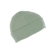 K-UP KP031 kötött duplafalu unisex sapka K-UP, Sage-U