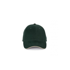 K-UP KP185 CAP WITH CONTRASTING SANDWICH PEAK - 6PANELS U