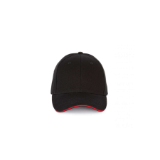 K-UP KP185 CAP WITH CONTRASTING SANDWICH PEAK - 6PANELS U férfi sapka
