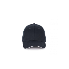 K-UP KP185 CAP WITH CONTRASTING SANDWICH PEAK - 6PANELS U férfi sapka