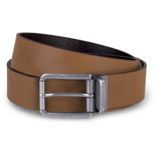 K-UP KP812 RAW EDGE LEATHER BELT - 35MM U munkaruha
