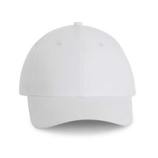 K-UP poliészter 6 paneles sportos baseball sapka KP163, White