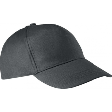 K-UP Uniszex sapka K-UP KP116 Cotton Cap - 5 panels -Egy méret, Dark Grey