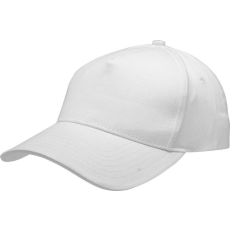K-UP Uniszex sapka K-UP KP124 Sandwich peak Cap - 5 panels -Egy méret, White