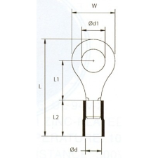 Kábel-Trend Szemes saru 8,4 X (4 - 6 mm2) VR_5-8 barkácsolás, csiszolás, rögzítés