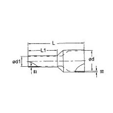Kábel-Trend Szigetelt Érvéghüvely (1.5 mm² x 8 mm) CB-015008 barkácsolás, csiszolás, rögzítés