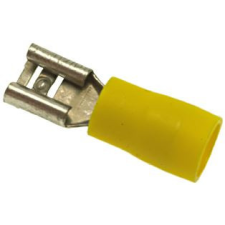  KÁBEL VÉGZŐDÉS SÁRGA N 6,3x0,8mm 100DB beépíthető gépek kiegészítői