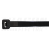  Kábelkötegelő 200 x 3.6 mm, fekete, hagyományos, műanyag PA 6.6 Tracon (171PR)