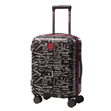 Kabin Bőrönd, Ella Icon, Urban, Fekete, 53×37×22 cm kézitáska és bőrönd