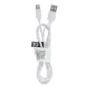 KABLE Kábel USB - Type-c 2,0 C366 fehér 1 méter (csatlakozó hosszú: 8mm)