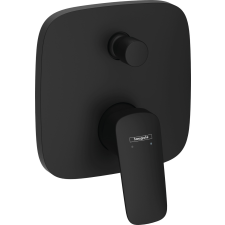 Kád csaptelep Hansgrohe Logis vakolat alatti rész nélkül matt fekete 71405670 csaptelep