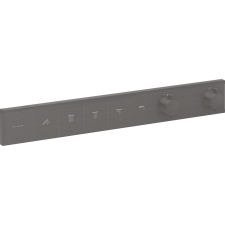  Kád csaptelep Hansgrohe RainSelect vakolat alatti rész nélkül csiszolt fekete króm 15384340 csaptelep