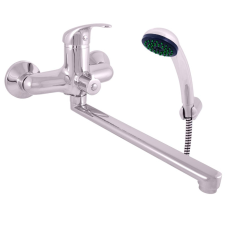 Kád csaptelep RAV SLEZÁK SÁZAVA zuhanyszettel együtt 150 mm króm SA553.51 csaptelep