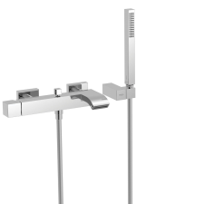 Kád csaptelep TRES Cuadro-Tres fürdőkádas készlettel 150 mm króm 10717002 csaptelep