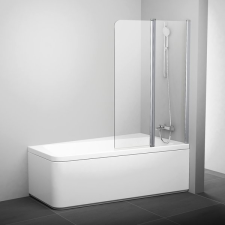 Kádparaván 10CVS2-100 R szatén + Transparent kád, zuhanykabin