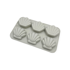 Kagyló forma, szilikon, 12×20 cm, 6db sütés és főzés
