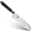  Kai Seki Magoroku damaszk Santoku japán minőségi konyhakés 16,5 cm