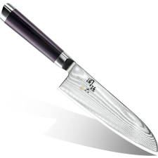 Kai Seki Magoroku damaszk Santoku japán minőségi konyhakés 16,5 cm kés és bárd