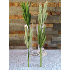  Kaktusz gumis élethű pozsgás 21 cm - 2 színben dekoráció