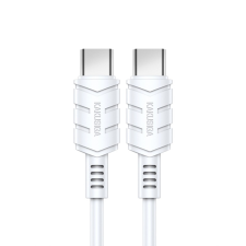 KAKUSIGA KSC-716 USB Type-C / Type-C Kábel 60W 2 Méter Fehér kábel és adapter