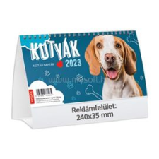 Kalendart 2023-as T058 kutyák álló asztali naptár (23T581P-00P) naptár, kalendárium