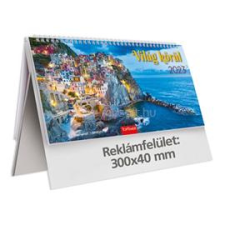 Kalendart 2023-as T063 világ körül álló papír asztali naptár (23T632P-00P) naptár, kalendárium