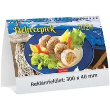 Kalendart 2024-es T058 ételreceptek álló asztali naptár (24T584P-00P) naptár, kalendárium