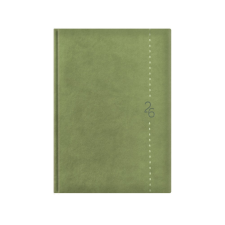 Kalendart Naptár Kft. TopTimer Határidőnapló 2026, L015 A5 (Heti beoszt.) ZÖLD határidőnapló