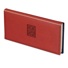 Kalendart Naptár Kft. TopTimer Zsebnaptár 2026, C030 (Heti beoszt.) BORDÓ határidőnapló