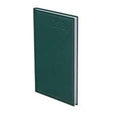 Kalendart Naptár Kft. TopTimer Zsebnaptár 2026, T035 (Heti beoszt.) ZÖLD határidőnapló