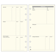 Kalendart Saturnus L367 tárgyalástervező gyűrűs naptár kiegészítő (25SL367-CHA) határidőnapló