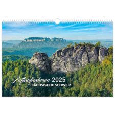 Kalender Sächsische Schweiz Luftaufnahmen 2025 naptár, kalendárium