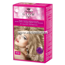 Kallos Glow tartós krémhajfesték 910 világos hamvasszőke 40ml hajfesték, színező