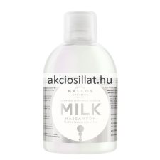 Kallos Kjmn Milk Hajsampon tejprotein kivonattal 1000ml sampon